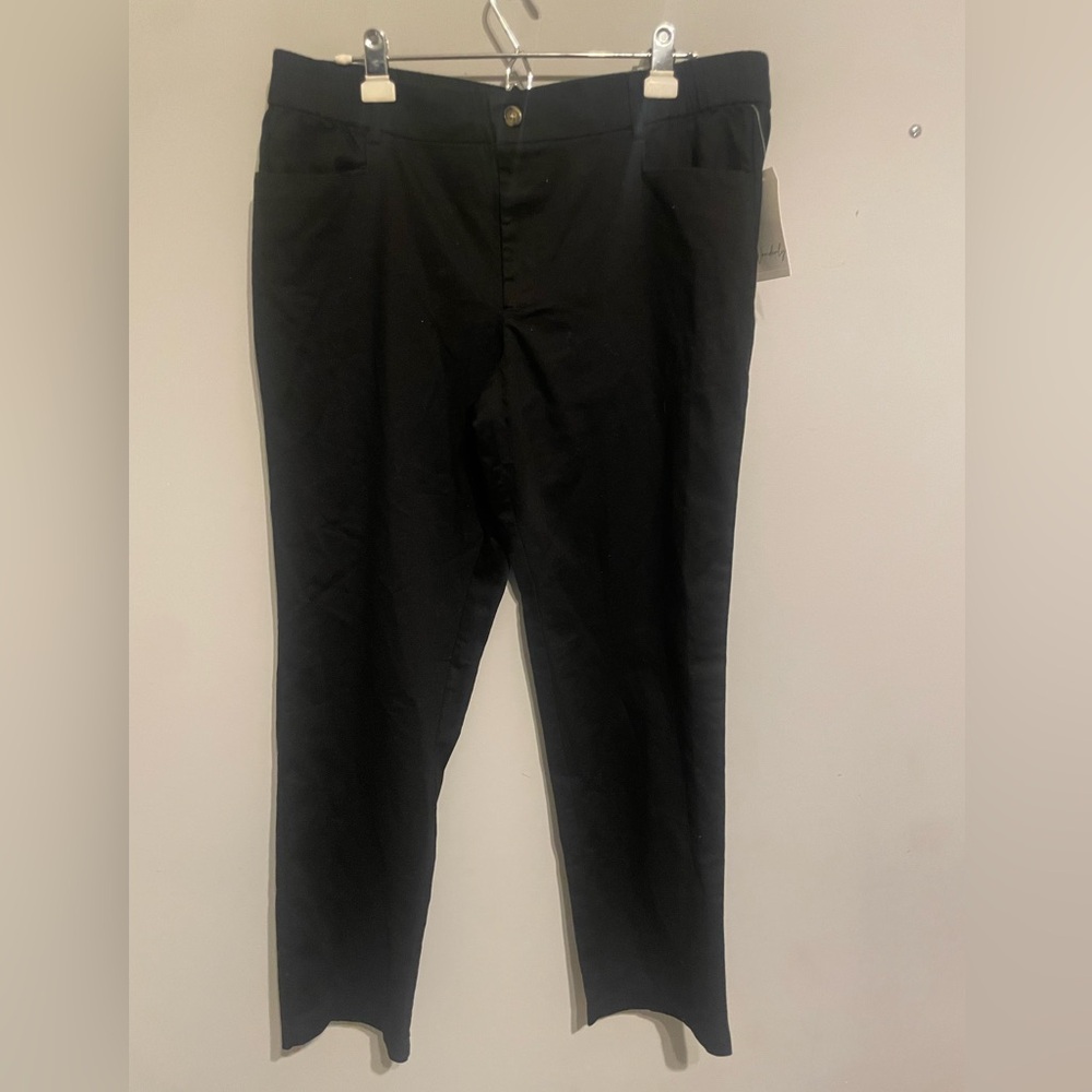 Wonderly pull on‎ black jeans size 16a nwt